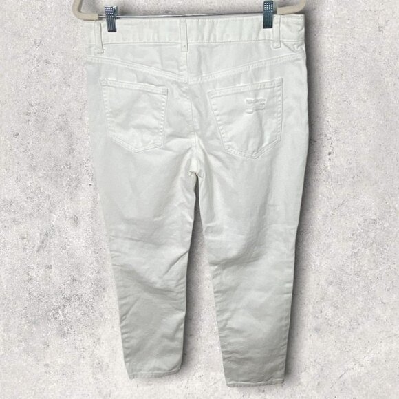 NEW AFRM Distressed High Rise Jeans Size‎ 28 Revolve New Without Tag White Denim - Picture 3 of 13